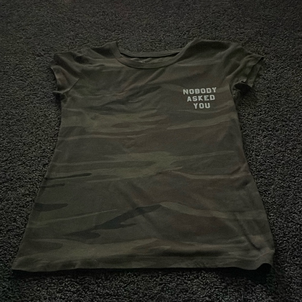 green camo shirt